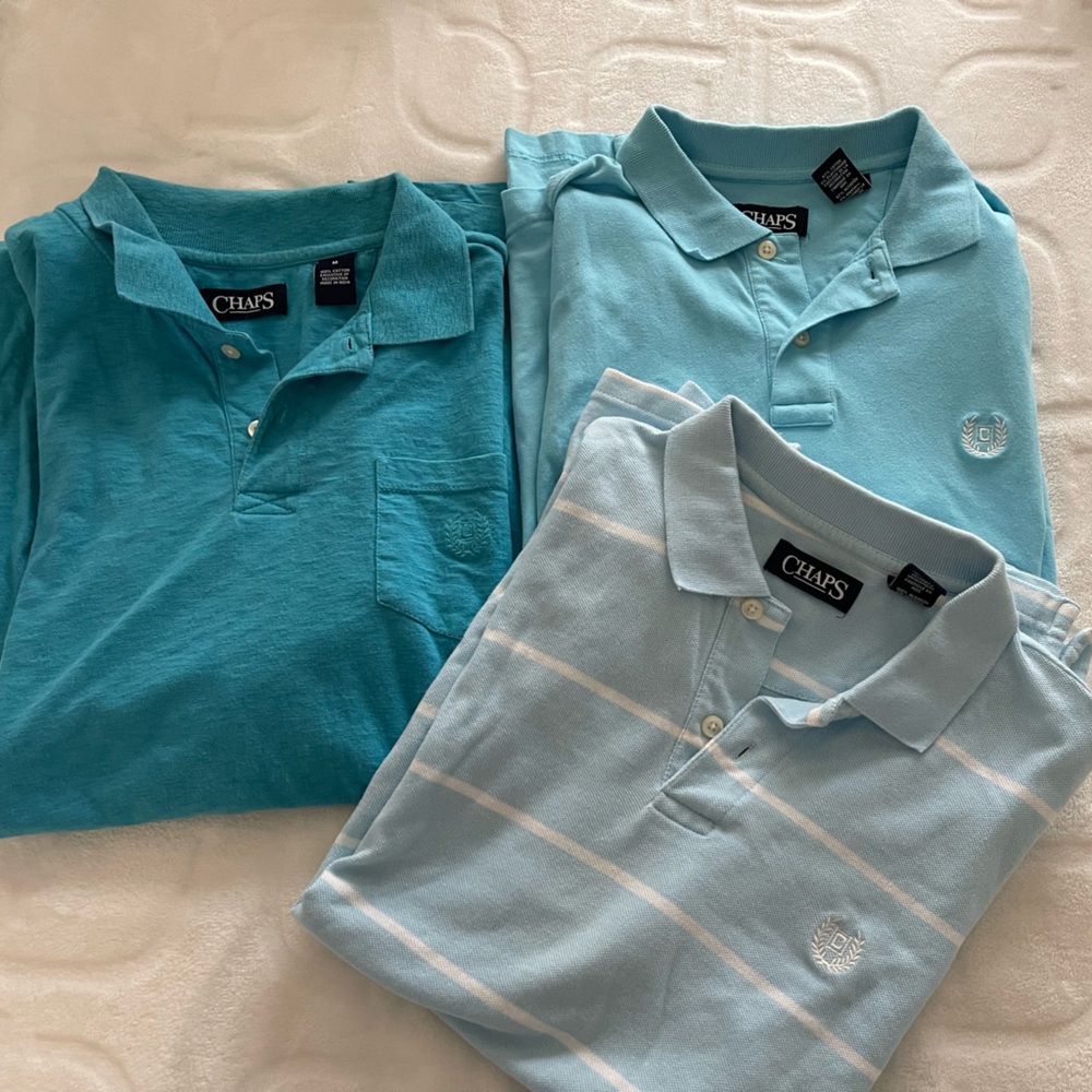 Lot 3 CHAPS Polo Shirts
